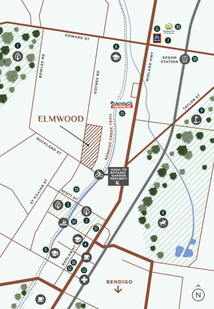 Elmwood Epsom Location map